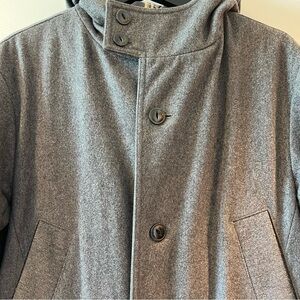 Men’s XSmall Club Monaco Gray Wool Coat